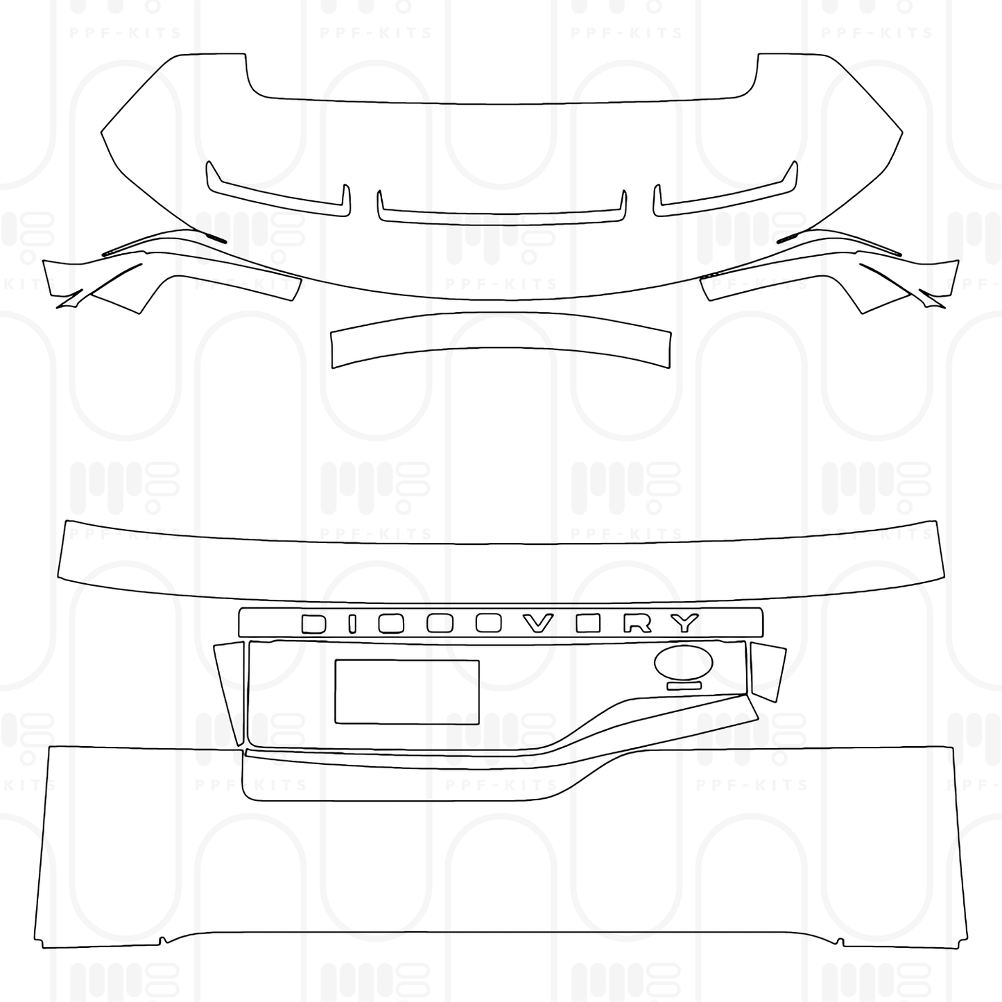 PPF prédécoupé Land Rover Discovery 5 R-Dynamic HSE 2026