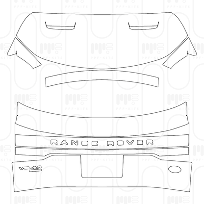 PPF prédécoupé Land Rover Range Rover Velar R-Dynamic SE 2026