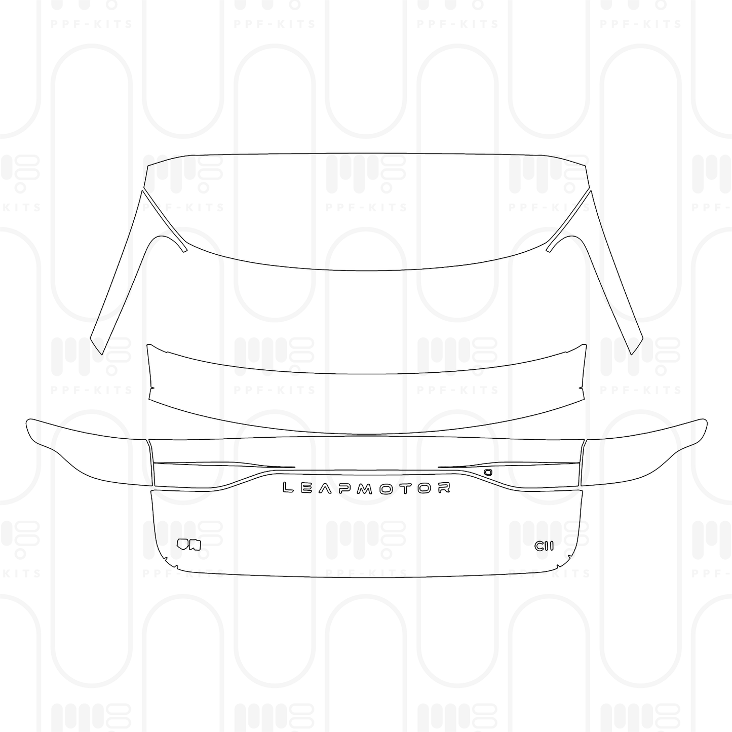 PPF prédécoupé Leapmotor C11 Pure Electric 2026