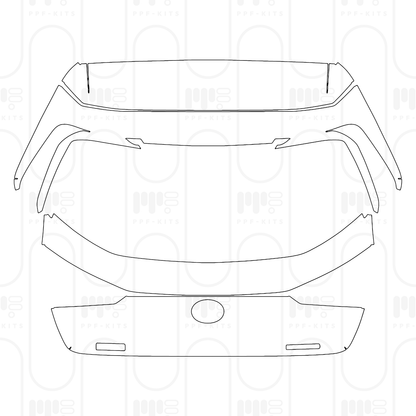 PPF prédécoupé Lexus UX Base 2026