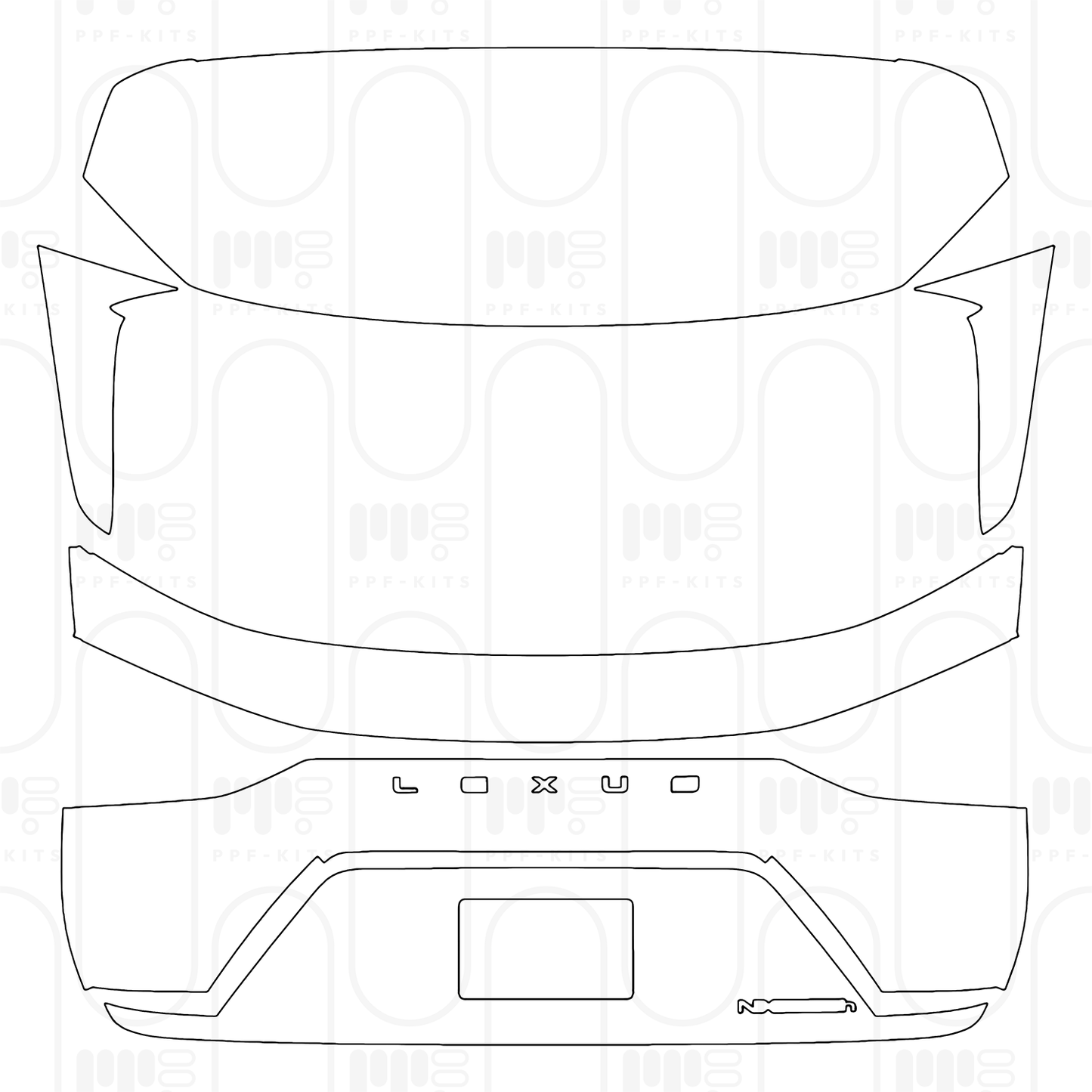 PPF prédécoupé Lexus NX Base 2026