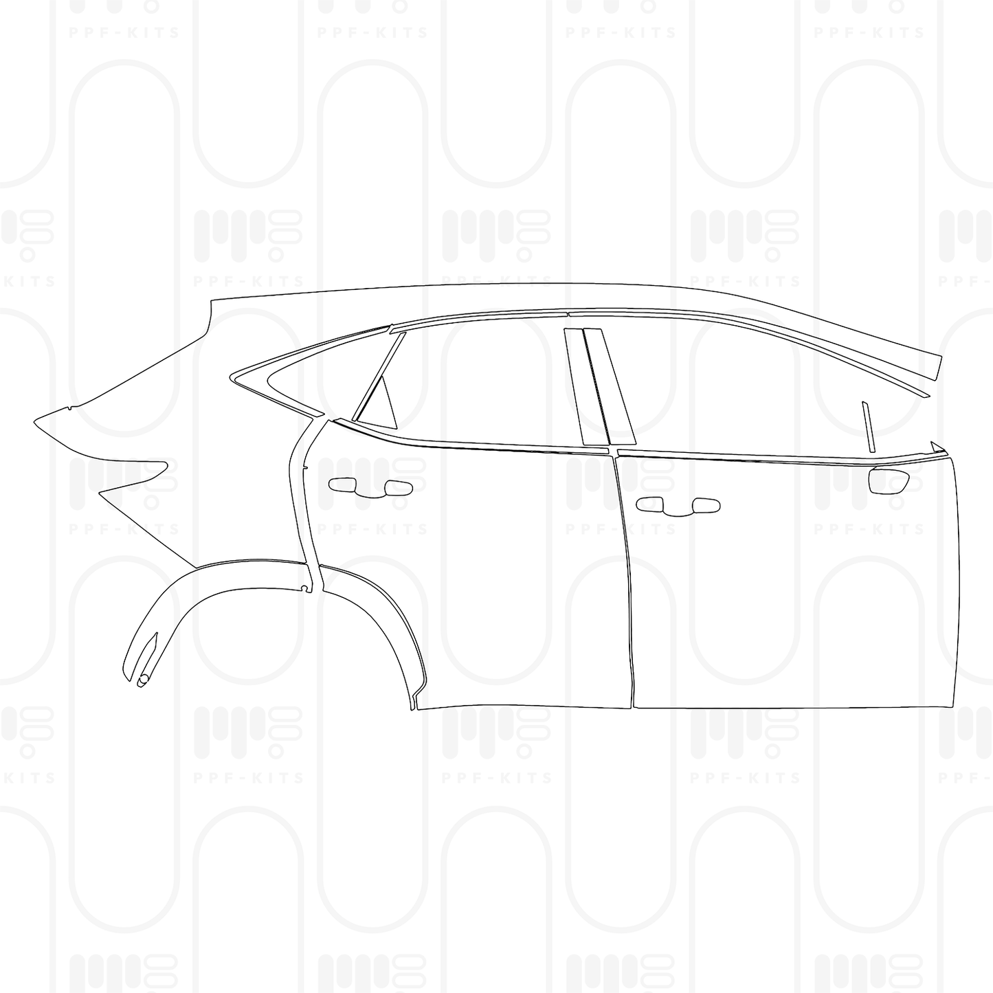 PPF prédécoupé Lexus NX F-Sport 2026