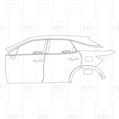 PPF prédécoupé Lexus RX (SWB) Base 2026