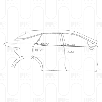 PPF prédécoupé Lexus RX (SWB) Base 2026