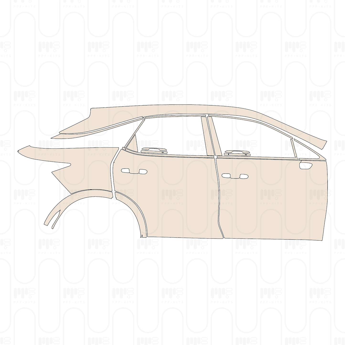 PPF prédécoupé Lexus RX (SWB) Base 2026