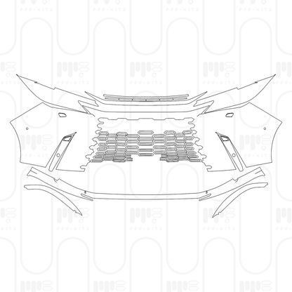 PPF prédécoupé Lexus LM 2026