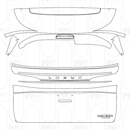 PPF prédécoupé Lexus LM 2026