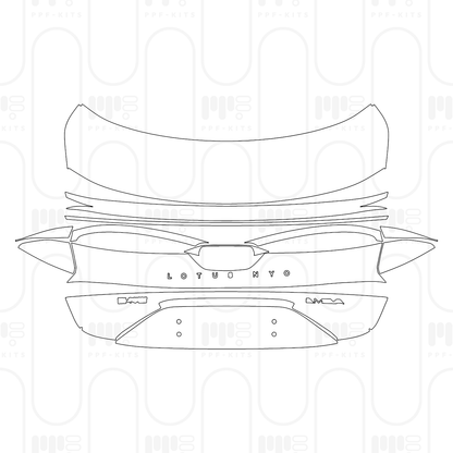 PPF prédécoupé Lotus Emeya 2026