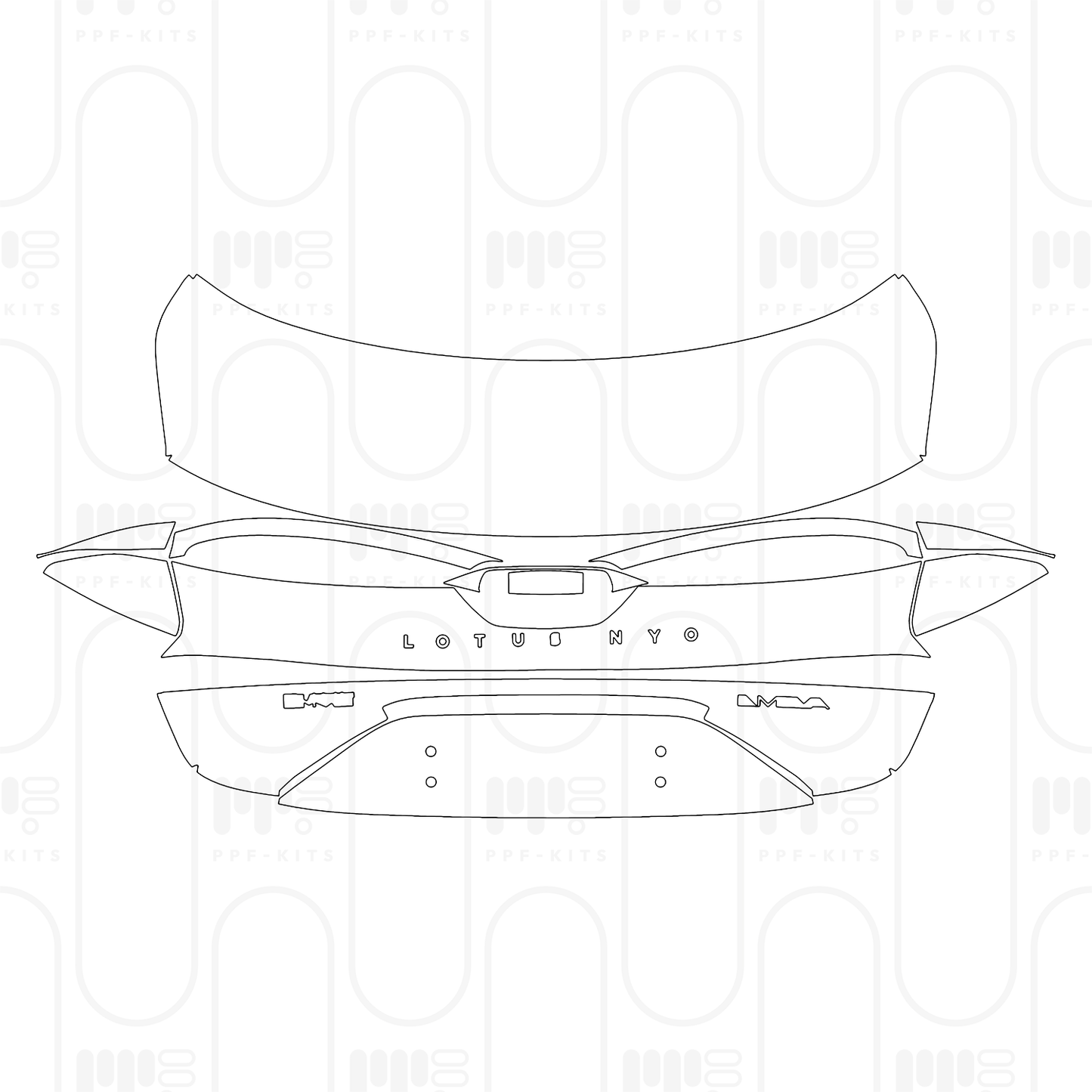 PPF prédécoupé Lotus Emeya 2026