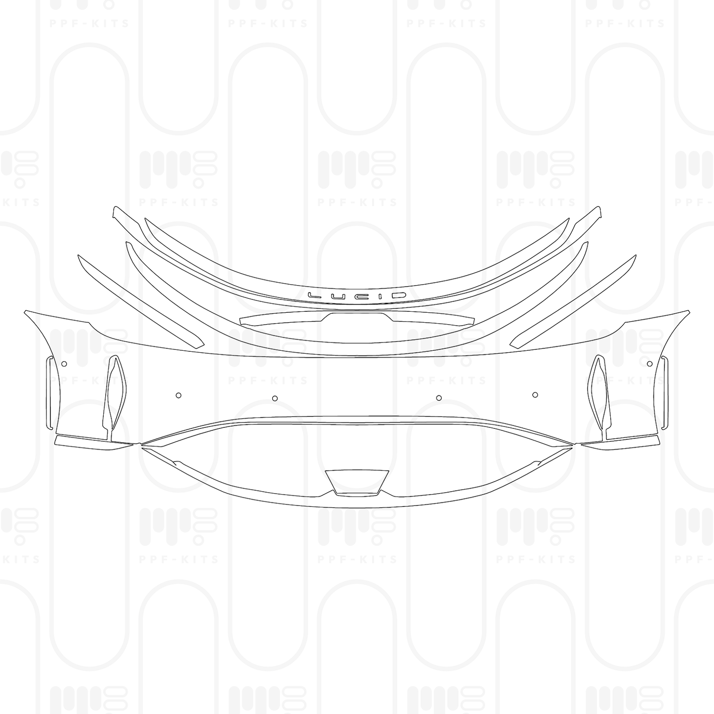 PPF prédécoupé Lucid Air Dream Edition 2026