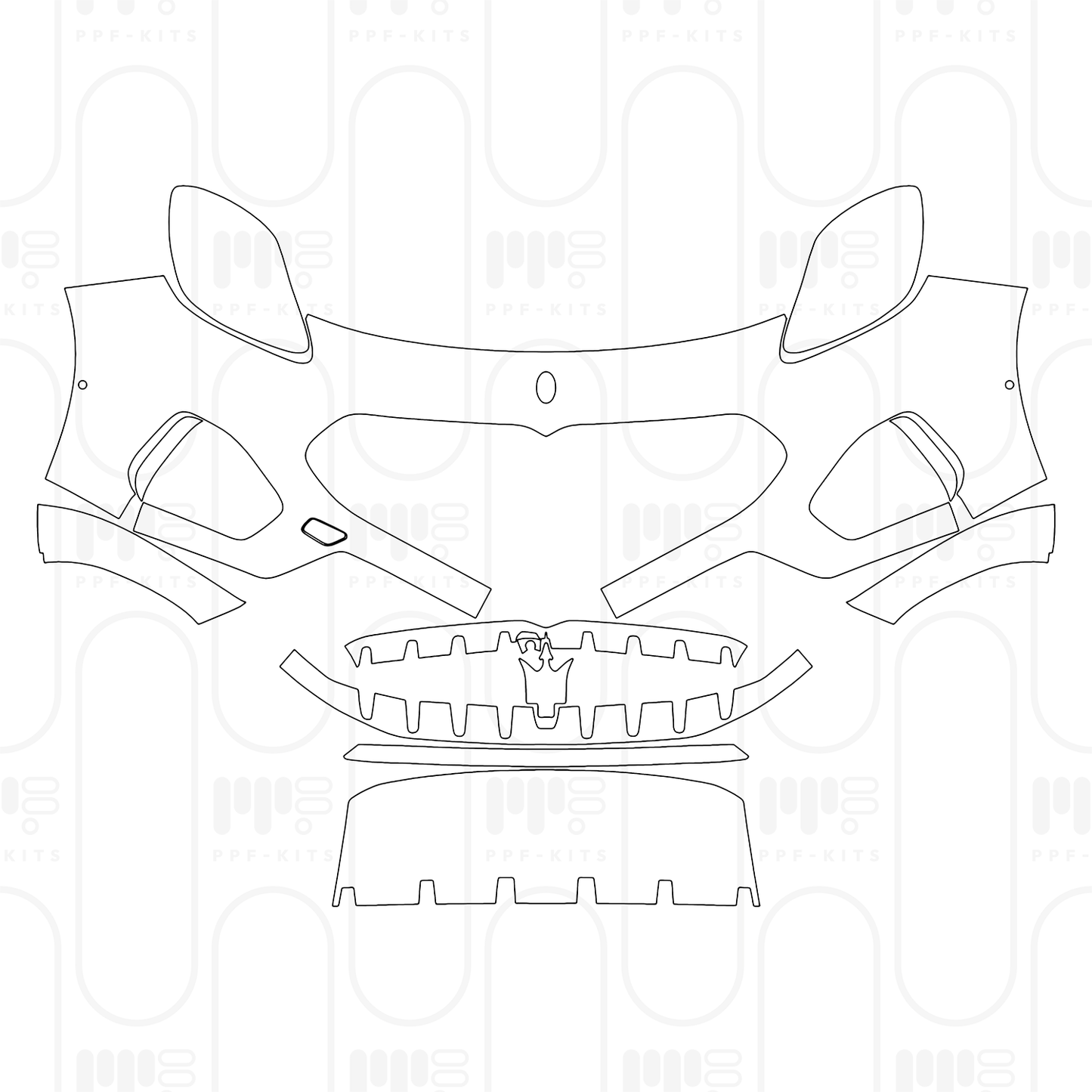 PPF prédécoupé Maserati Grecale Modena 2026