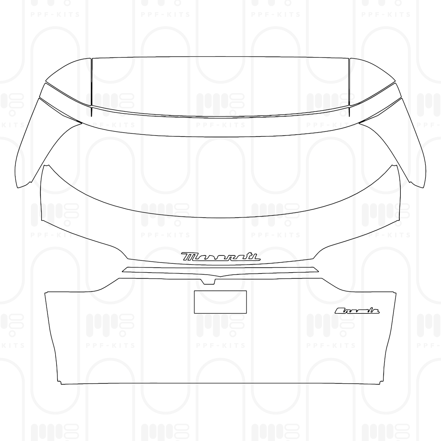 PPF prédécoupé Maserati Grecale Trofeo 2026