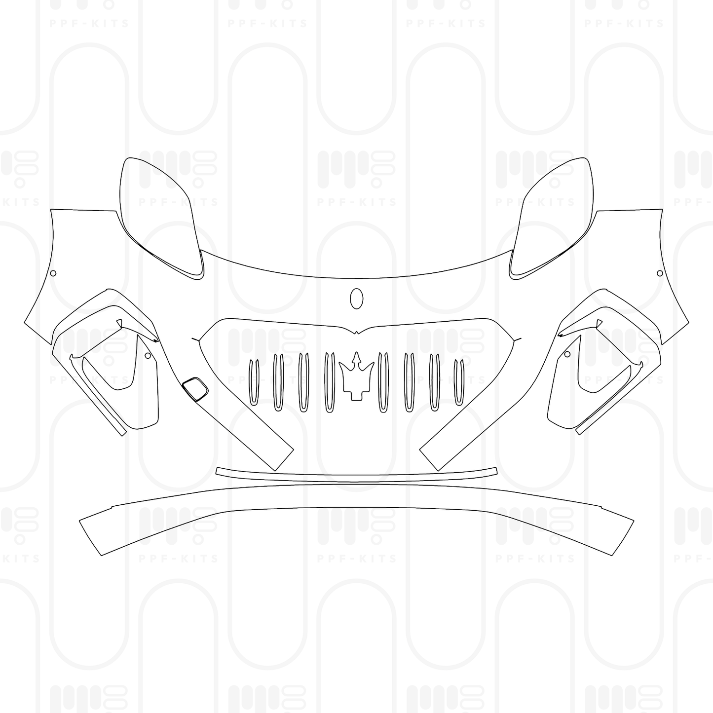 PPF prédécoupé Maserati Grecale Folgore 2026