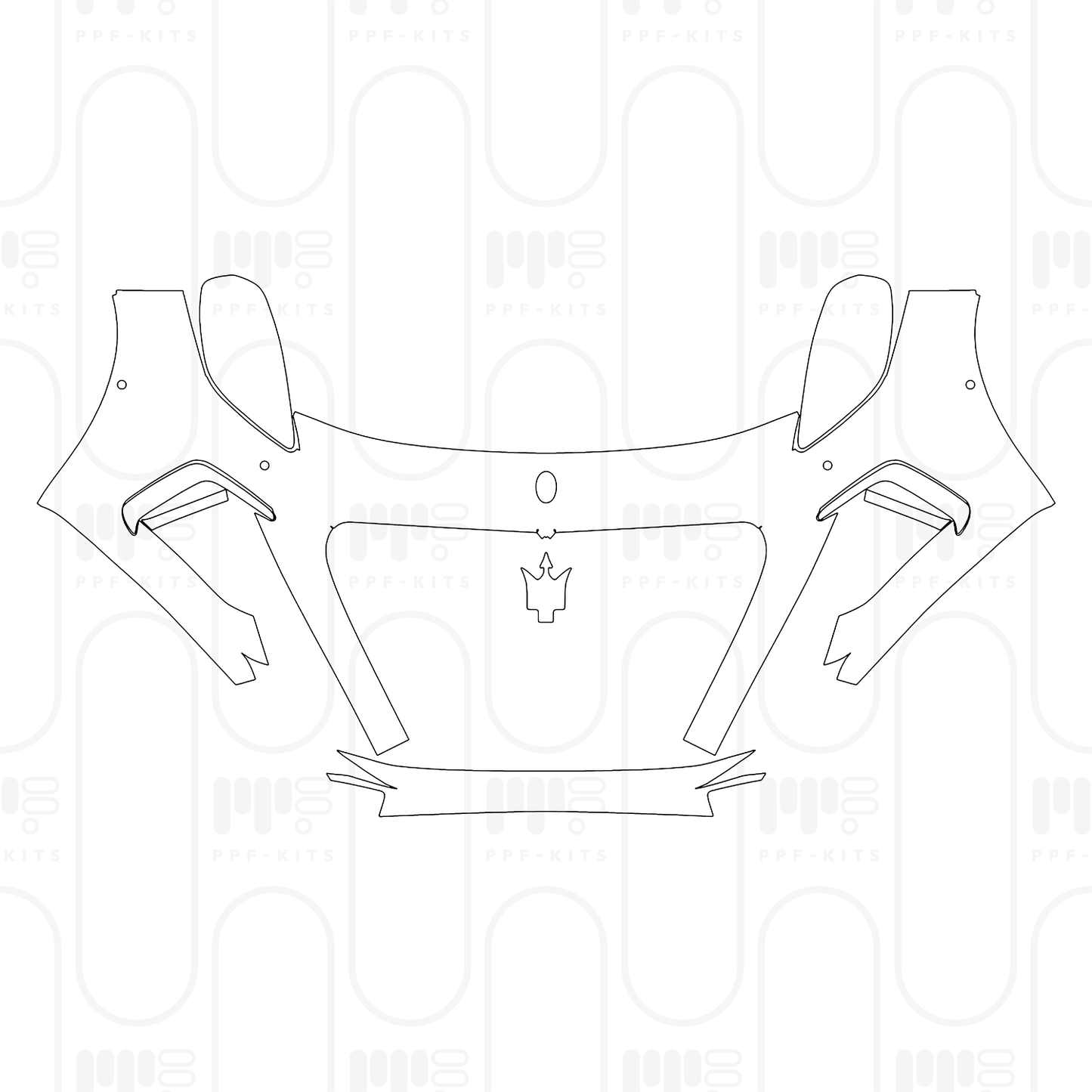 PPF prédécoupé Maserati GranCabrio Trofeo 2026