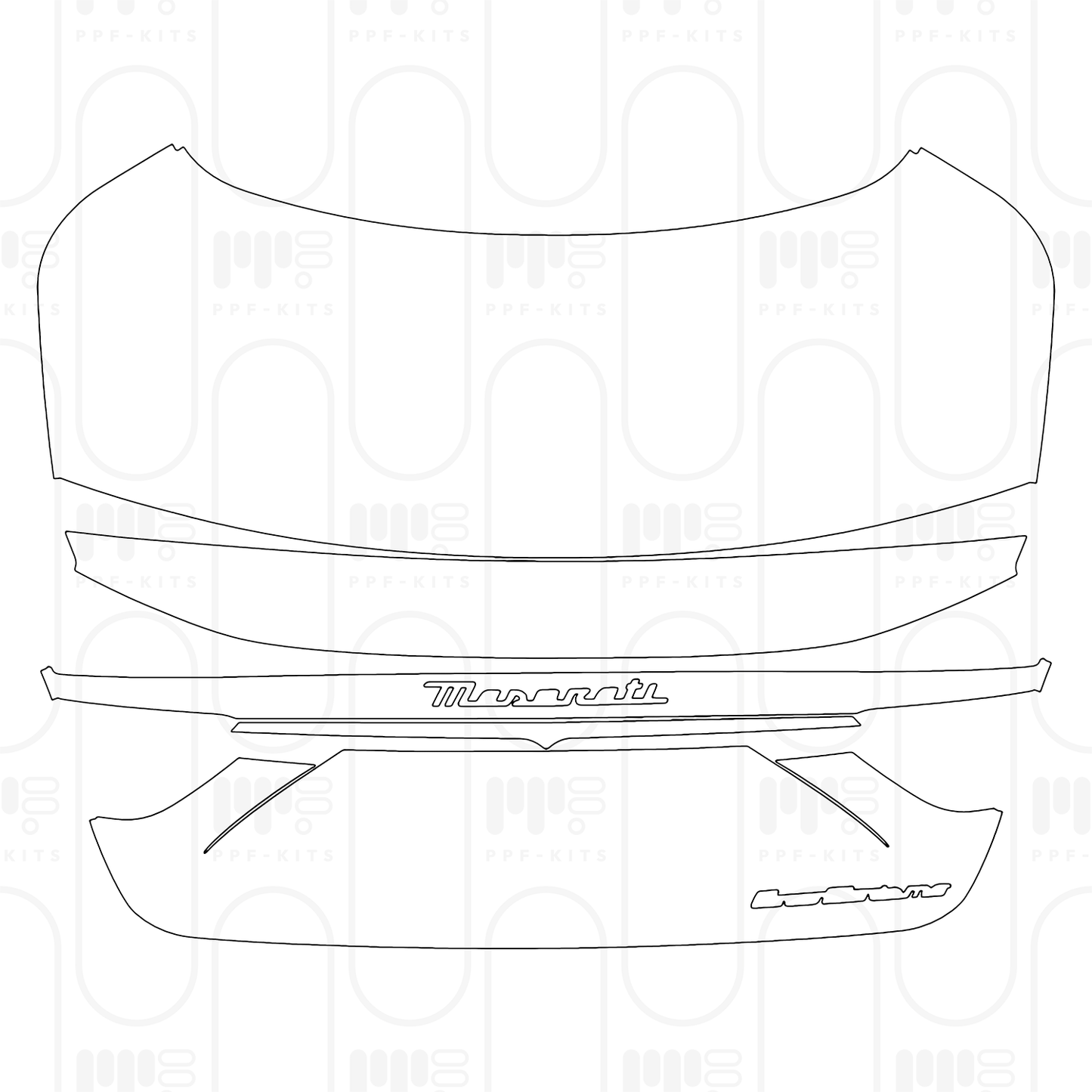 PPF prédécoupé Maserati GranTurismo Modena 2026