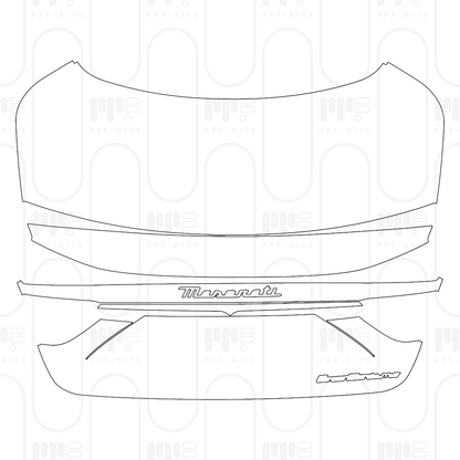 PPF prédécoupé Maserati GranTurismo Modena 2026