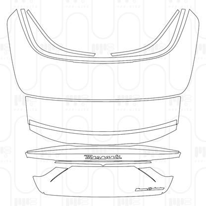PPF prédécoupé Maserati GranCabrio Trofeo 2026