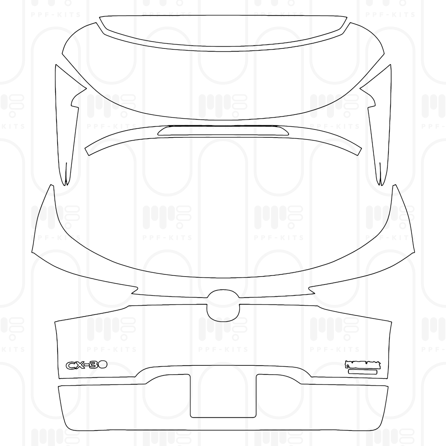 PPF prédécoupé Mazda CX-30 2026