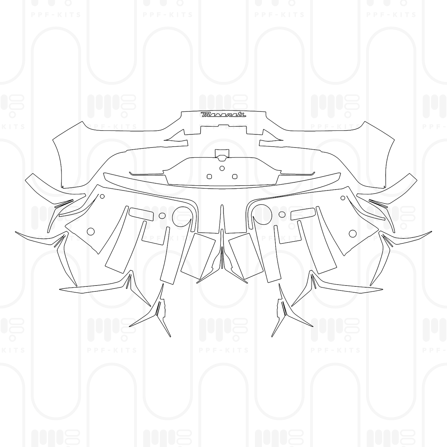 PPF prédécoupé Maserati GT2 Stradale 2026