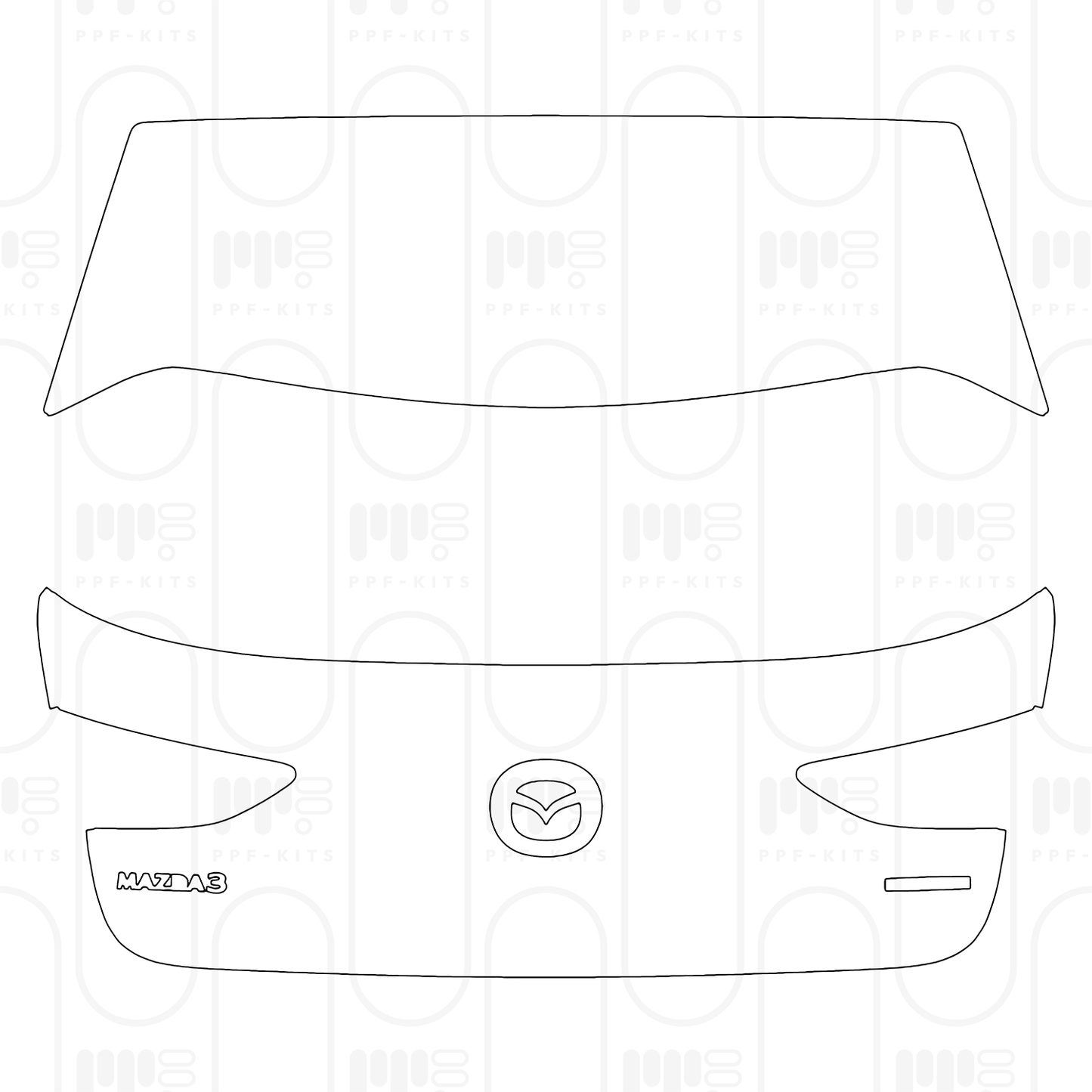 PPF prédécoupé Mazda Axela (Mazda 3) Hatchback 2026