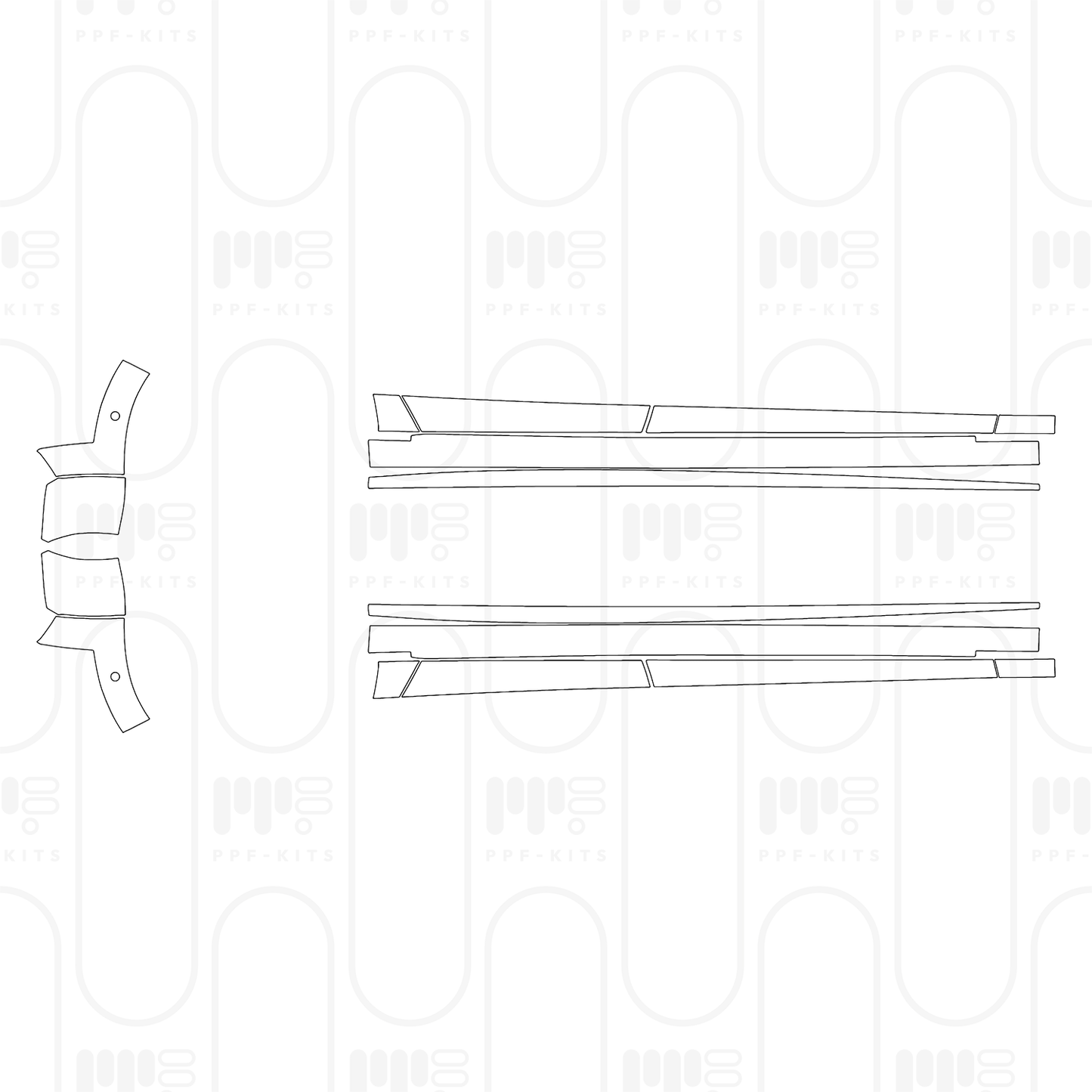 PPF prédécoupé Mazda Axela (Mazda 3) Hatchback 2026
