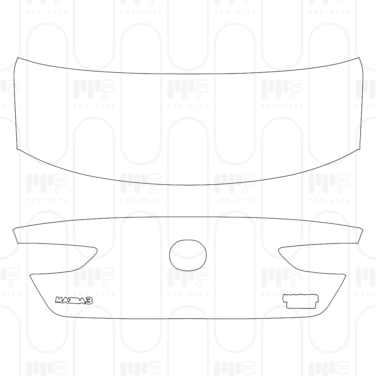 PPF prédécoupé Mazda Axela (Mazda 3) Sedan 2026