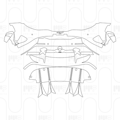 PPF prédécoupé McLaren 750S Spider 2026