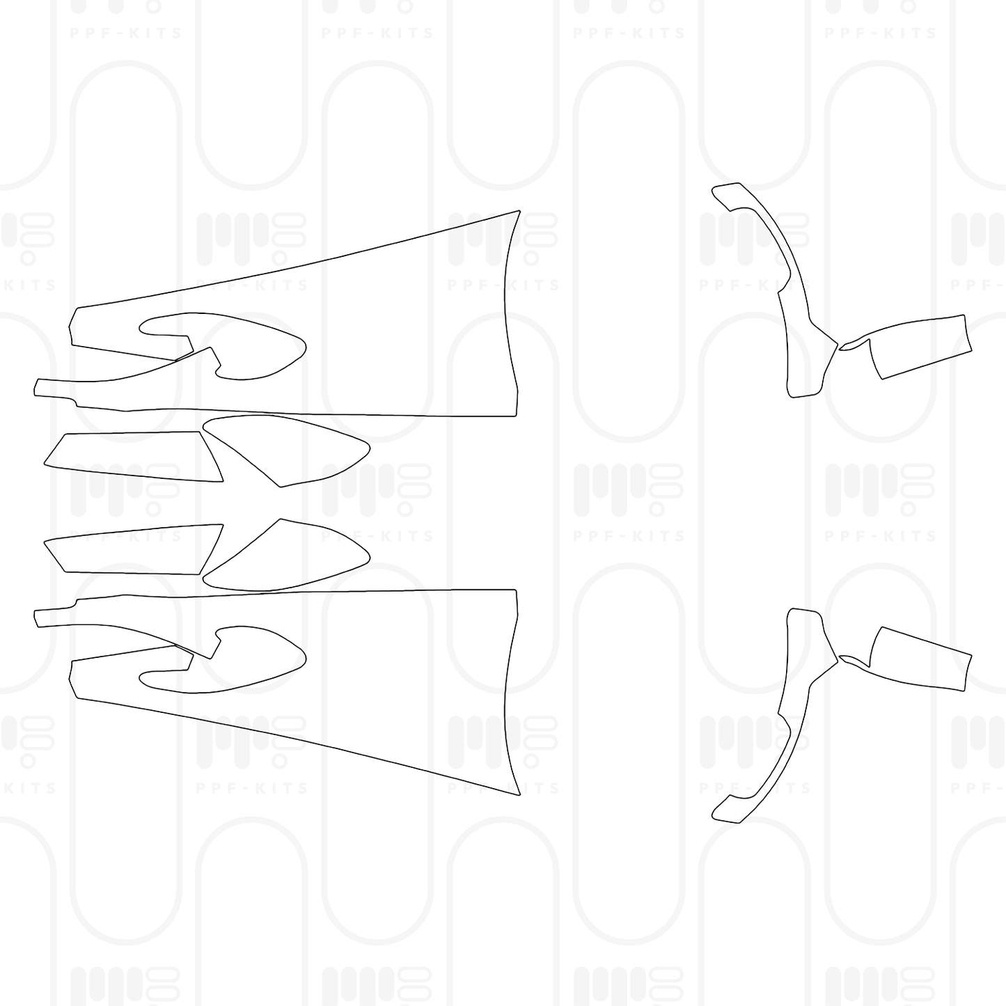 PPF prédécoupé McLaren 750S Spider 2026