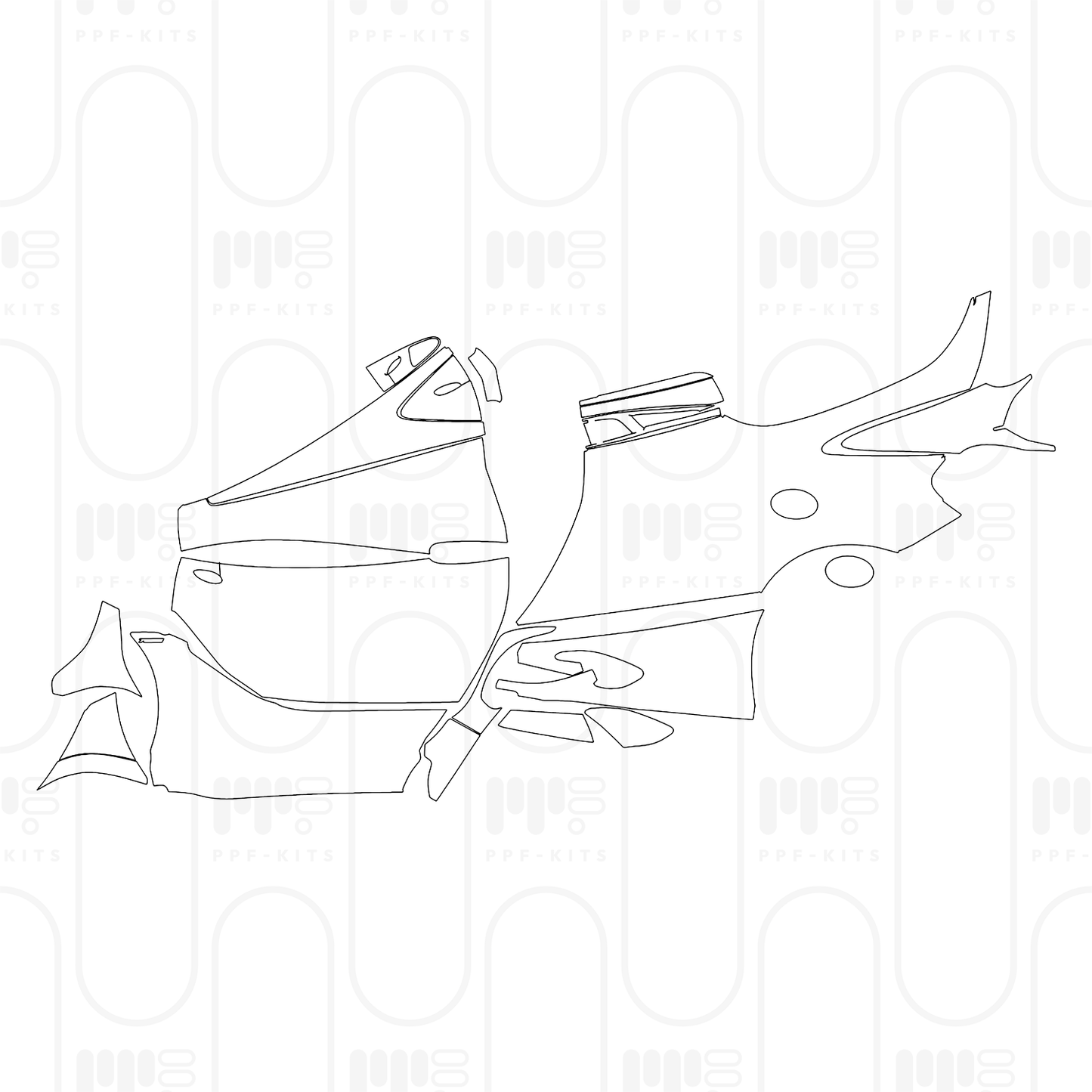 PPF prédécoupé McLaren 750S Spider 2026