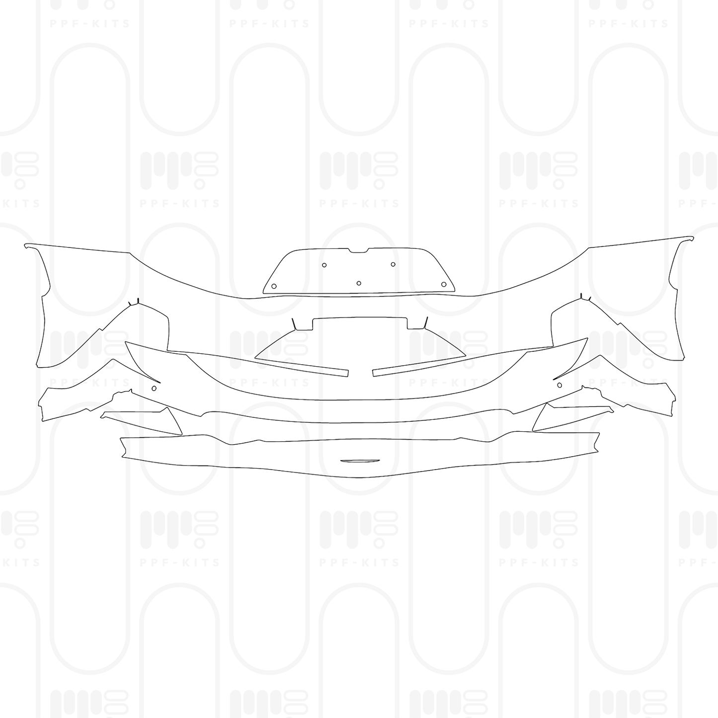 PPF prédécoupé McLaren GTS 2026