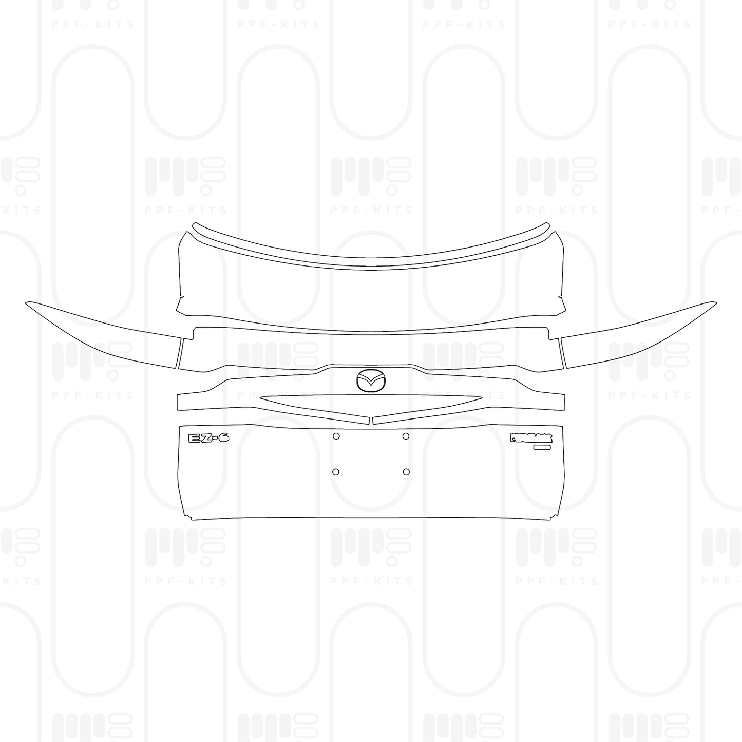 PPF prédécoupé Mazda EZ-6 Range Extended 2026