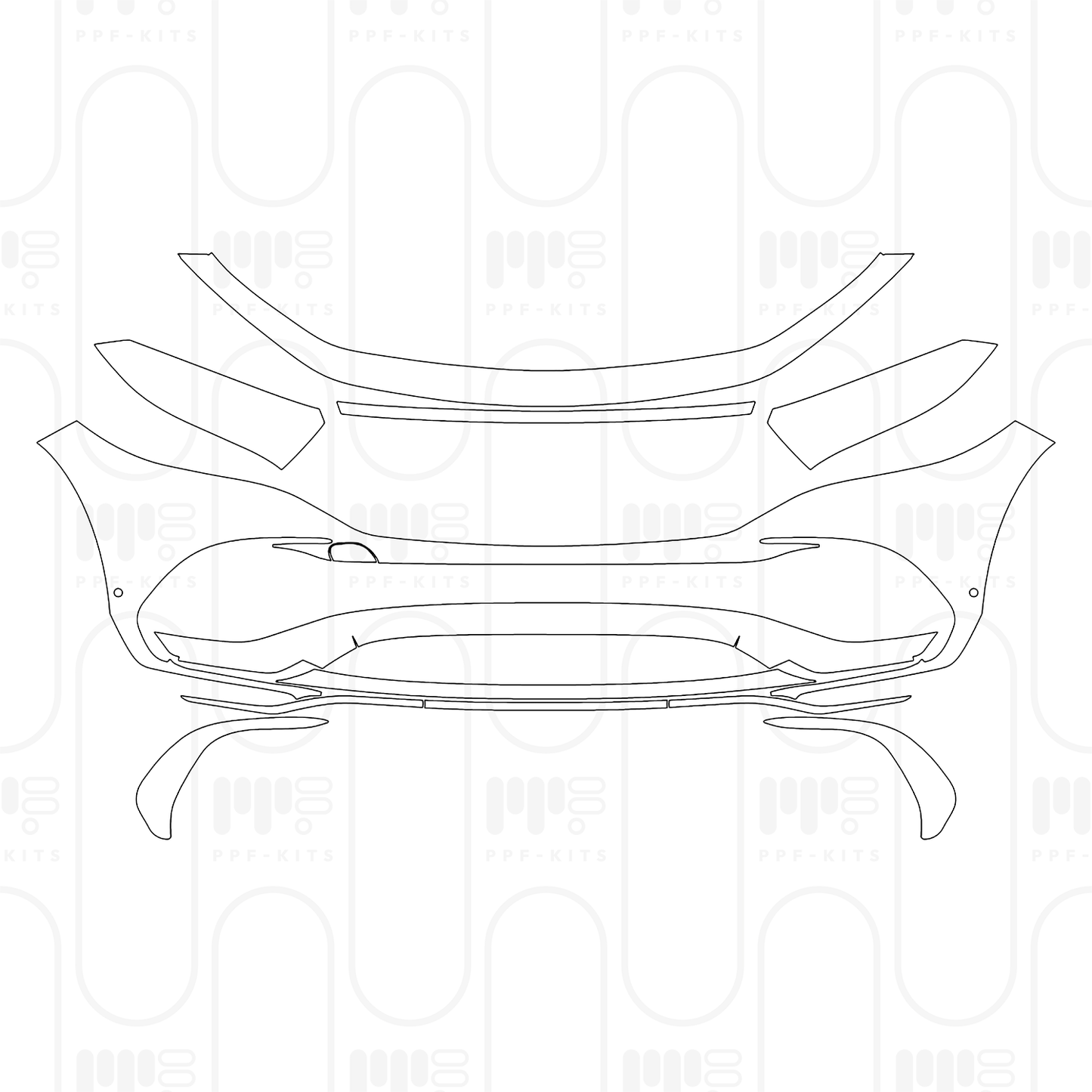 PPF prédécoupé Mercedes-Benz EQB AMG Line 2026