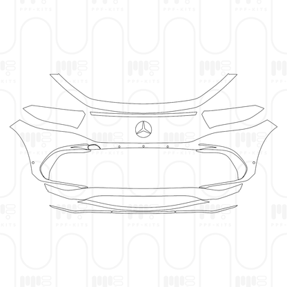 PPF prédécoupé Mercedes-Benz EQA (CN) AMG Line 2026