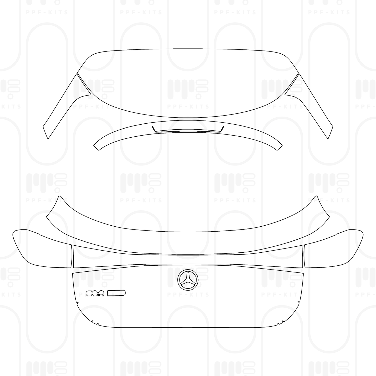 PPF prédécoupé Mercedes-Benz EQA (CN) AMG Line 2026