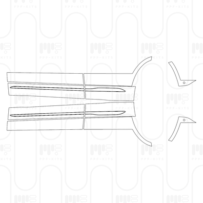 PPF prédécoupé Mercedes-Benz EQA (CN) AMG Line 2026