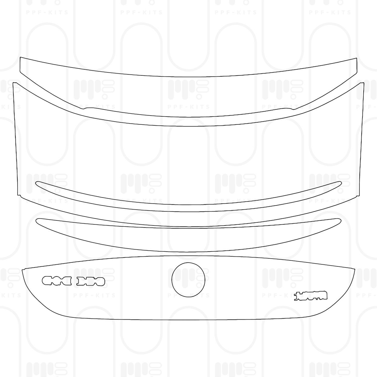 PPF prédécoupé Mercedes-Benz EQE AMG Line 2026