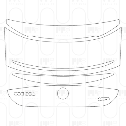 PPF prédécoupé Mercedes-Benz EQE AMG Line 2026