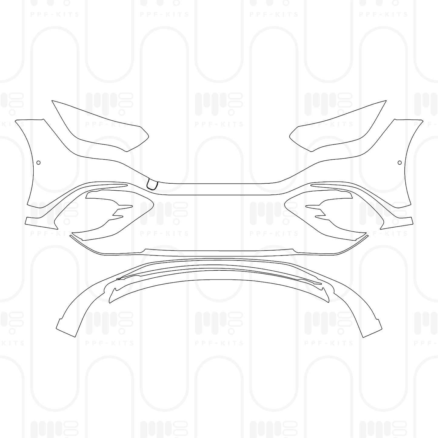 PPF prédécoupé Mercedes-Benz EQE AMG 53 2026