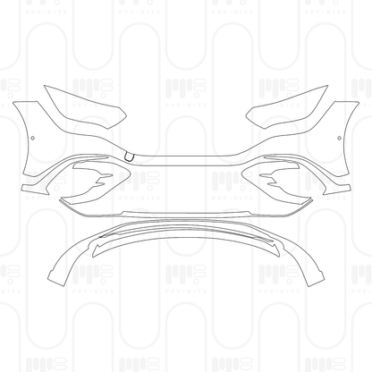 PPF prédécoupé Mercedes-Benz EQE AMG 53 2026