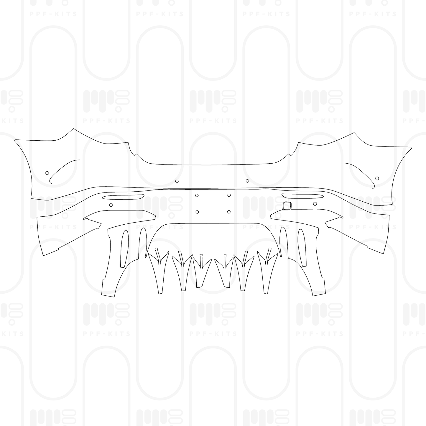 PPF prédécoupé Mercedes-Benz EQE AMG Line 2026