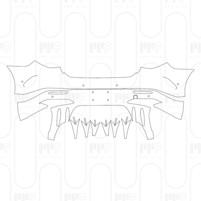 PPF prédécoupé Mercedes-Benz EQE AMG Line 2026