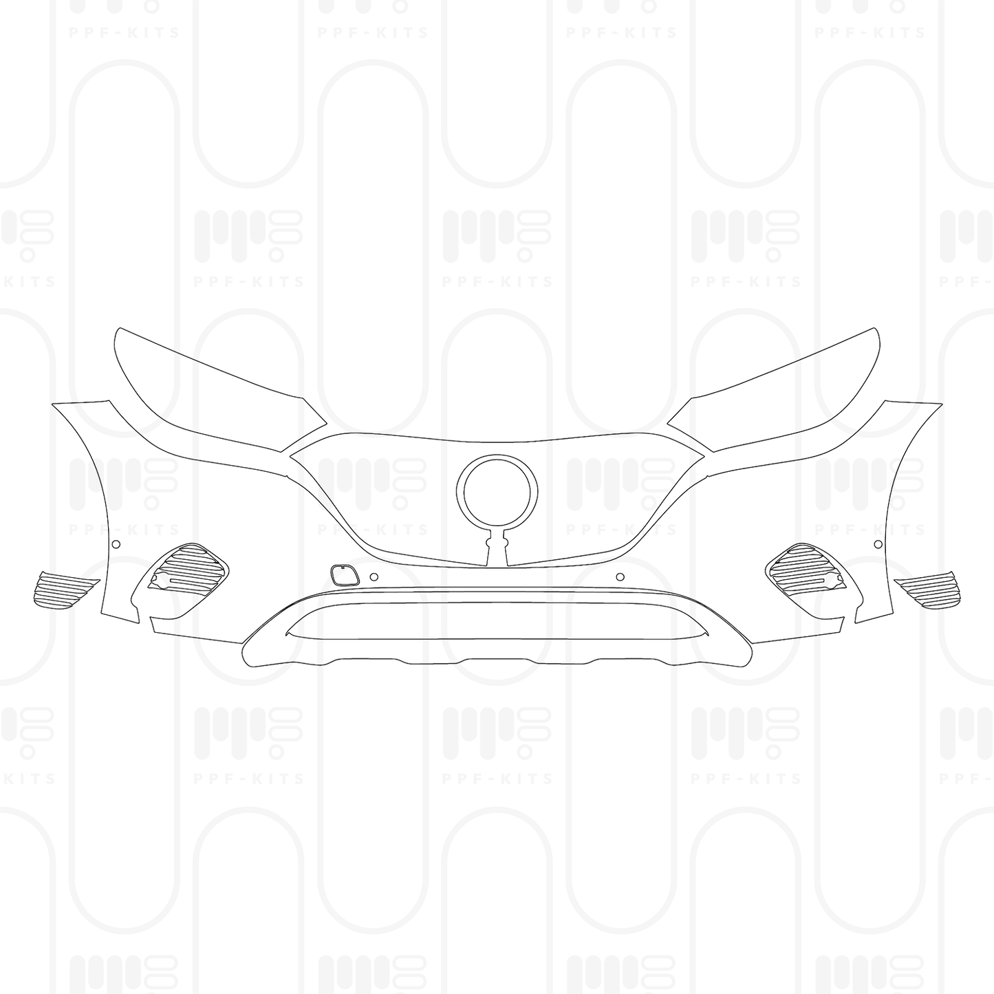 PPF prédécoupé Mercedes-Benz EQE SUV Base 2026