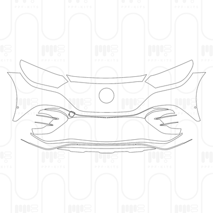 PPF prédécoupé Mercedes-Benz EQE SUV AMG 53 2026