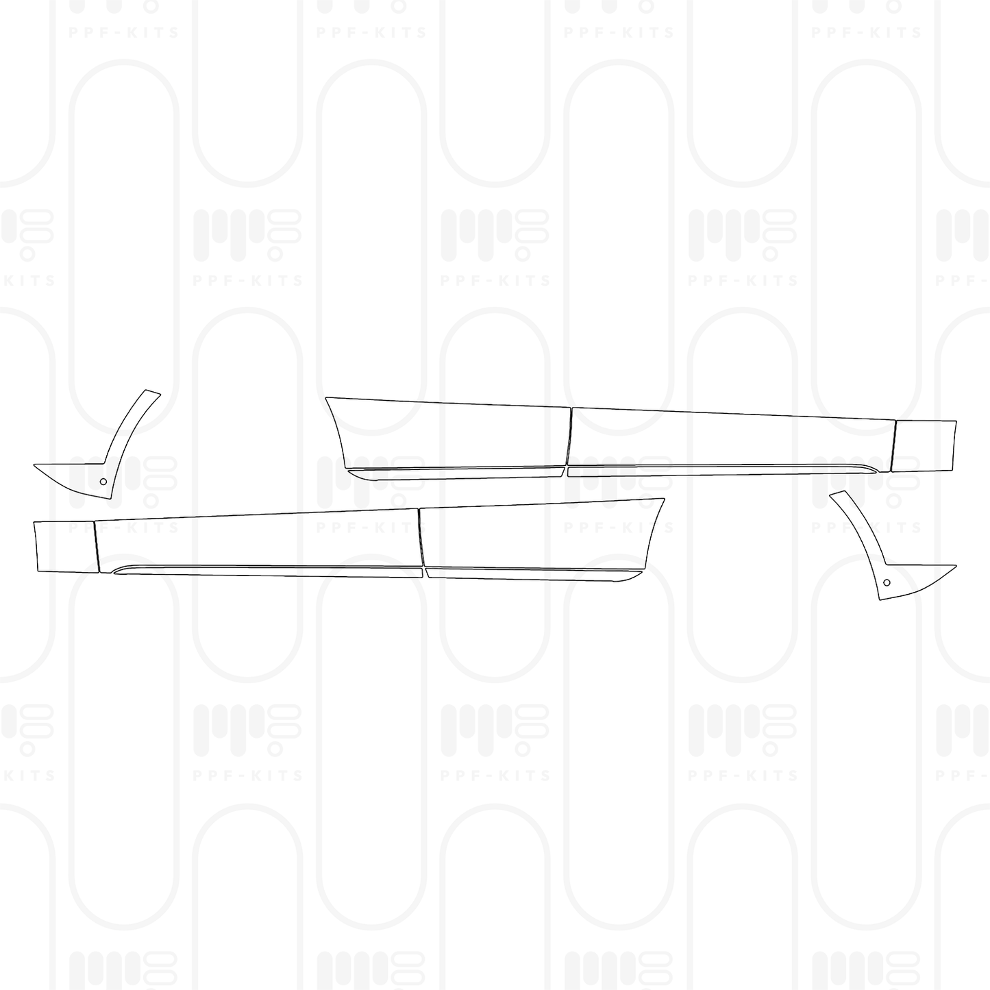 PPF prédécoupé Mercedes-Benz EQE SUV AMG 53 2026