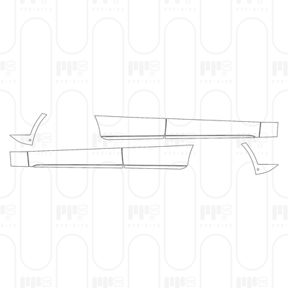 PPF prédécoupé Mercedes-Benz EQE SUV AMG 53 2026