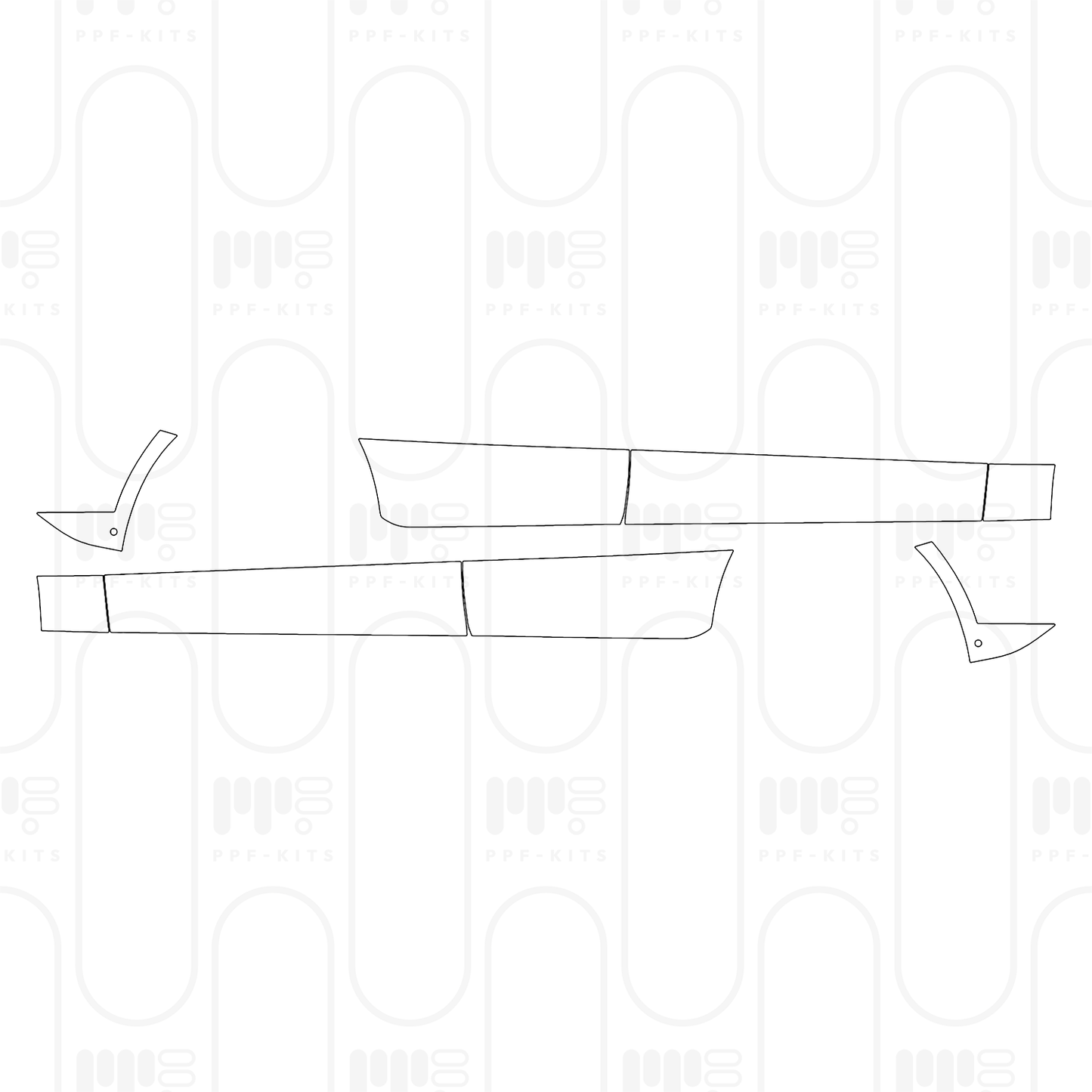 PPF prédécoupé Mercedes-Benz EQE SUV AMG 53 2026