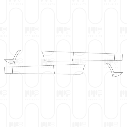 PPF prédécoupé Mercedes-Benz EQE SUV AMG 53 2026