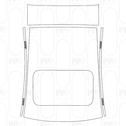 PPF prédécoupé Mercedes-Benz C Class Sedan AMG Line Standard Wheelbase 2026