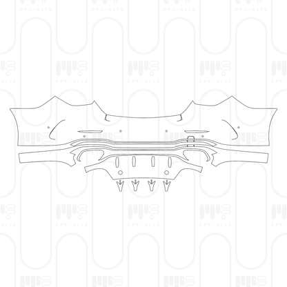 PPF prédécoupé Mercedes-Benz C Class Sedan AMG Line Standard Wheelbase 2026