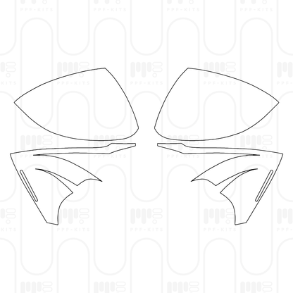 PPF prédécoupé Mercedes-Benz C Class Sedan Base Extended Wheelbase 2026